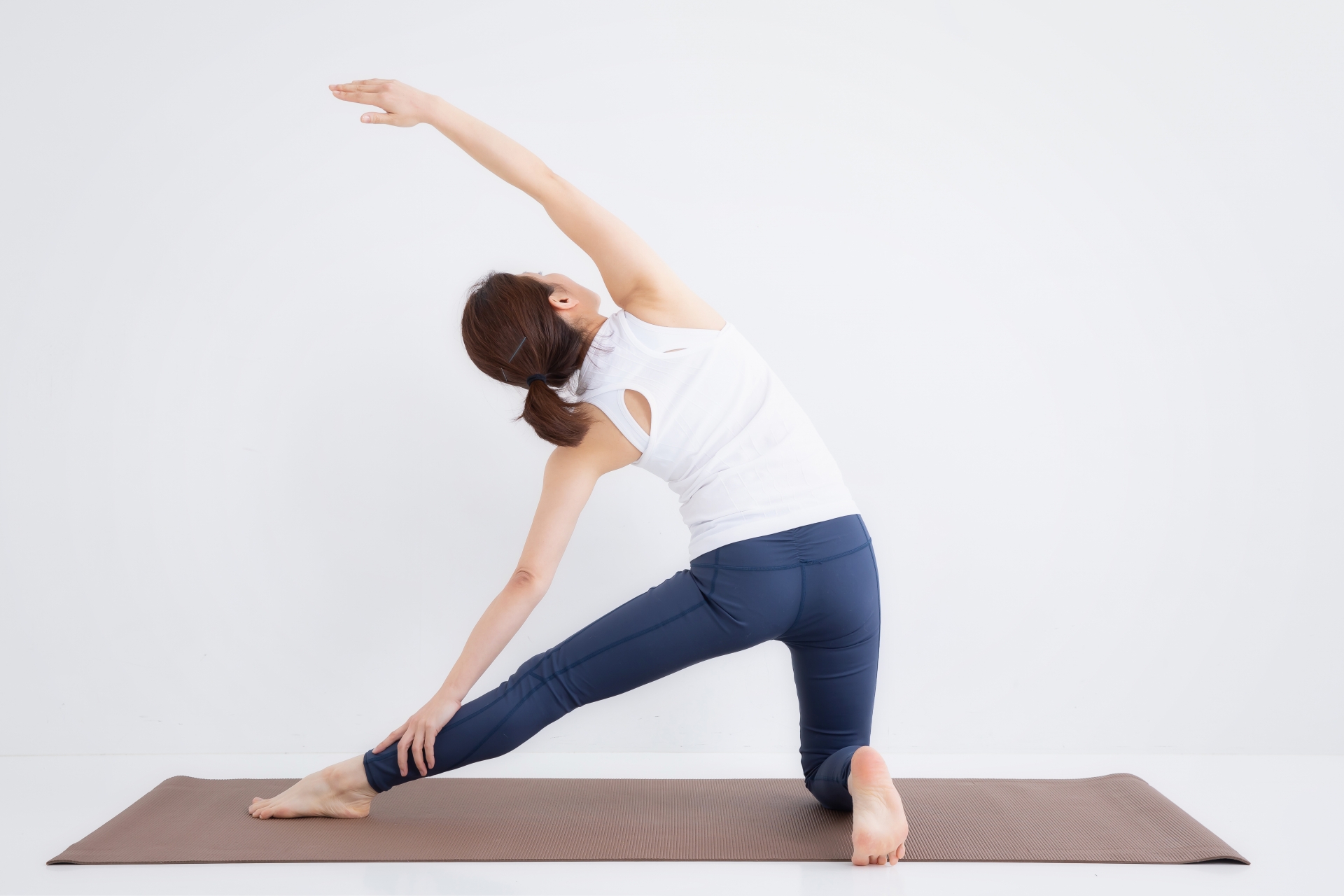 ストレッチする人